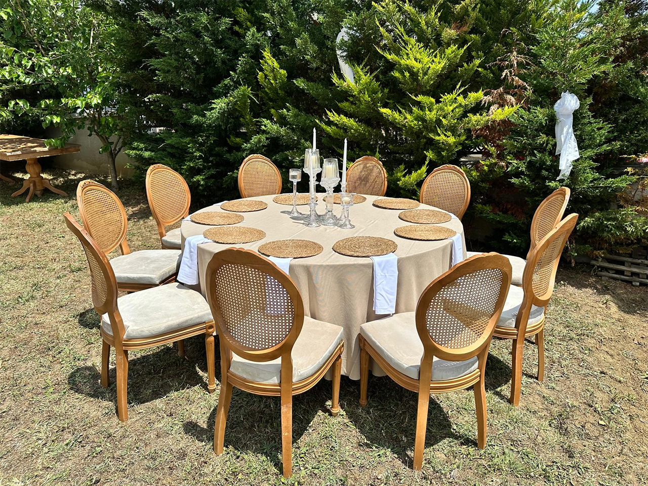 Bahçede Nikah Organizasyonu
